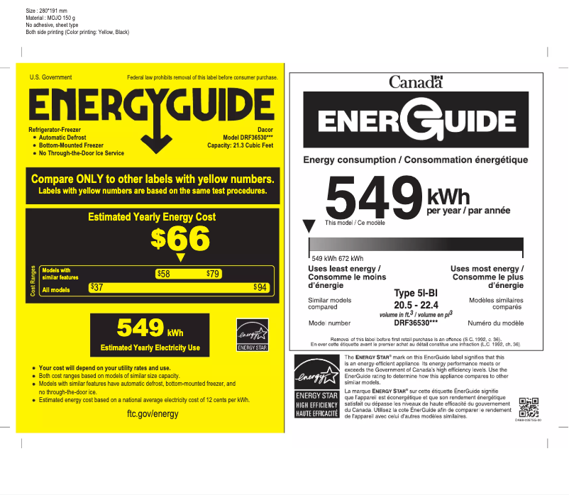 Imagen de la primera página del manual del dispositivo DRF365300AP