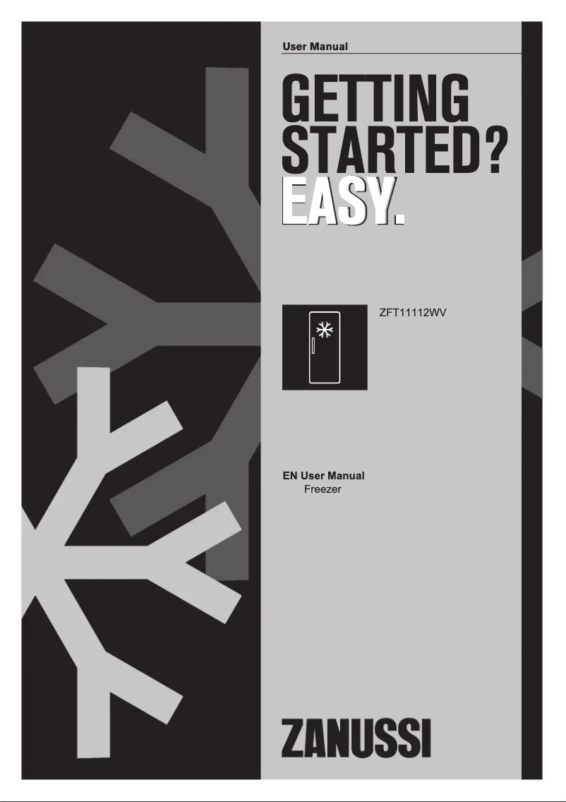 Página 1 del manual Manual de usuario Zanussi ZFT 11112 WV