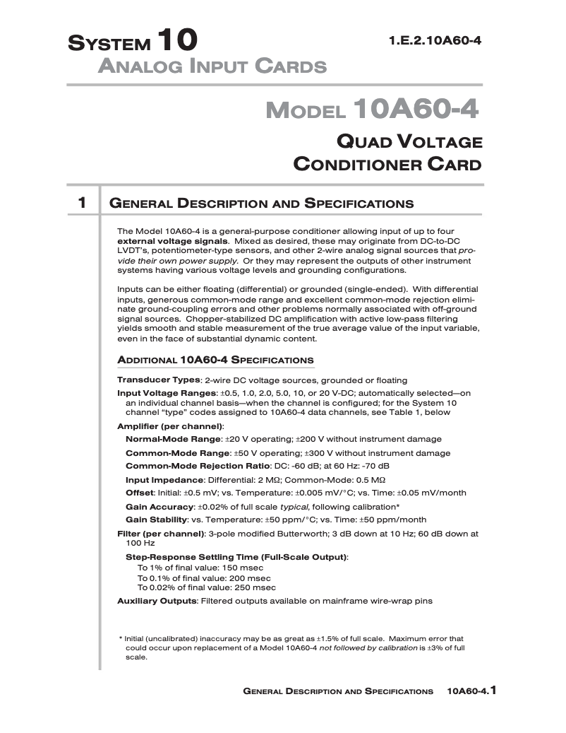 Imagen de la primera página del manual del dispositivo 10A61-2