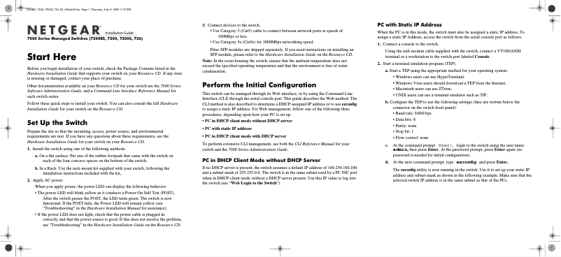 Imagen de la primera página del manual del dispositivo FSM7328PS