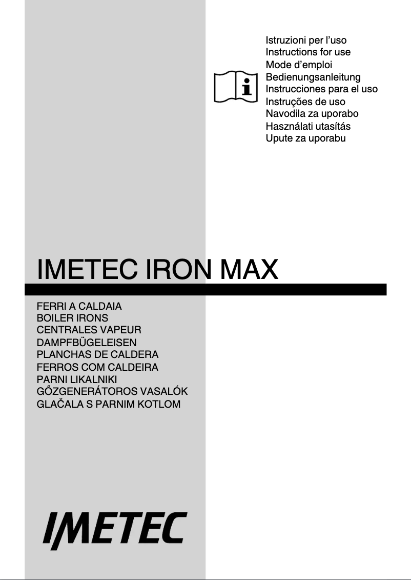 Imagen de la primera página del manual del dispositivo Iron Max Compact 1800