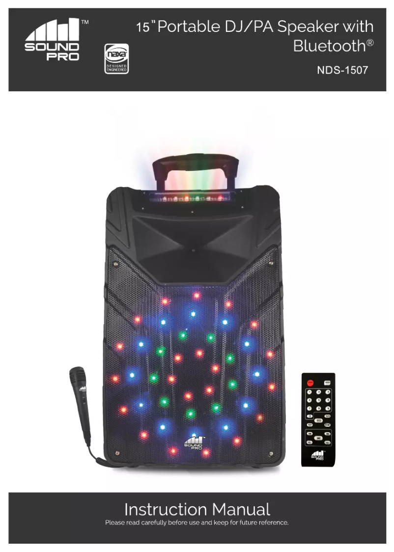 Imagen de la primera página del manual del dispositivo NDS-1507