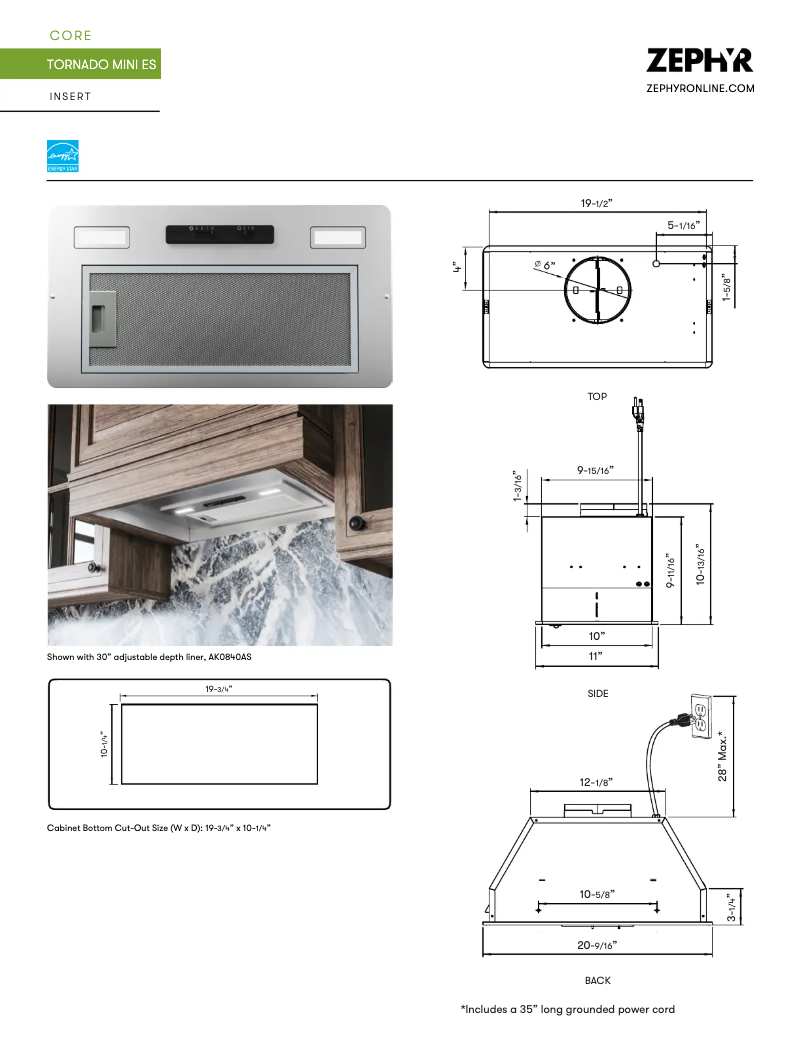 Imagen de la primera página del manual del dispositivo Tornado Mini AK8400BS-ES