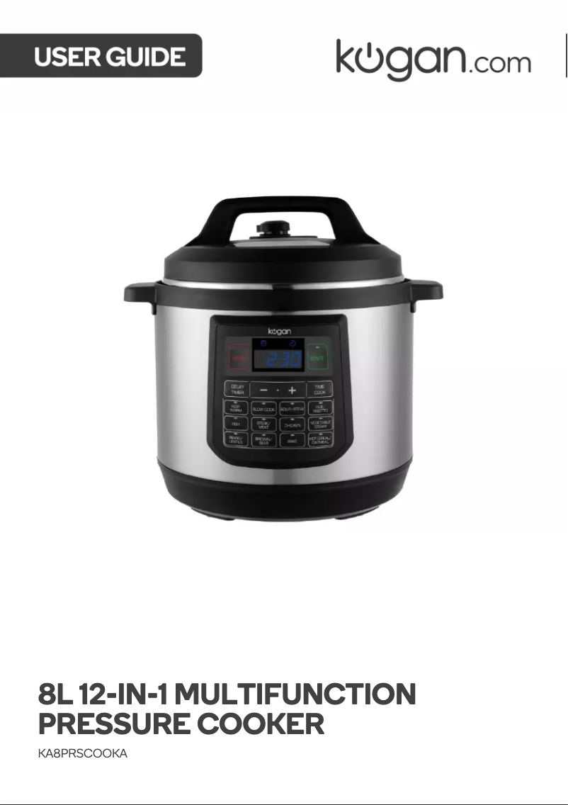 Página 1 del manual Manual de usuario Kogan KA8PRSCOOKA