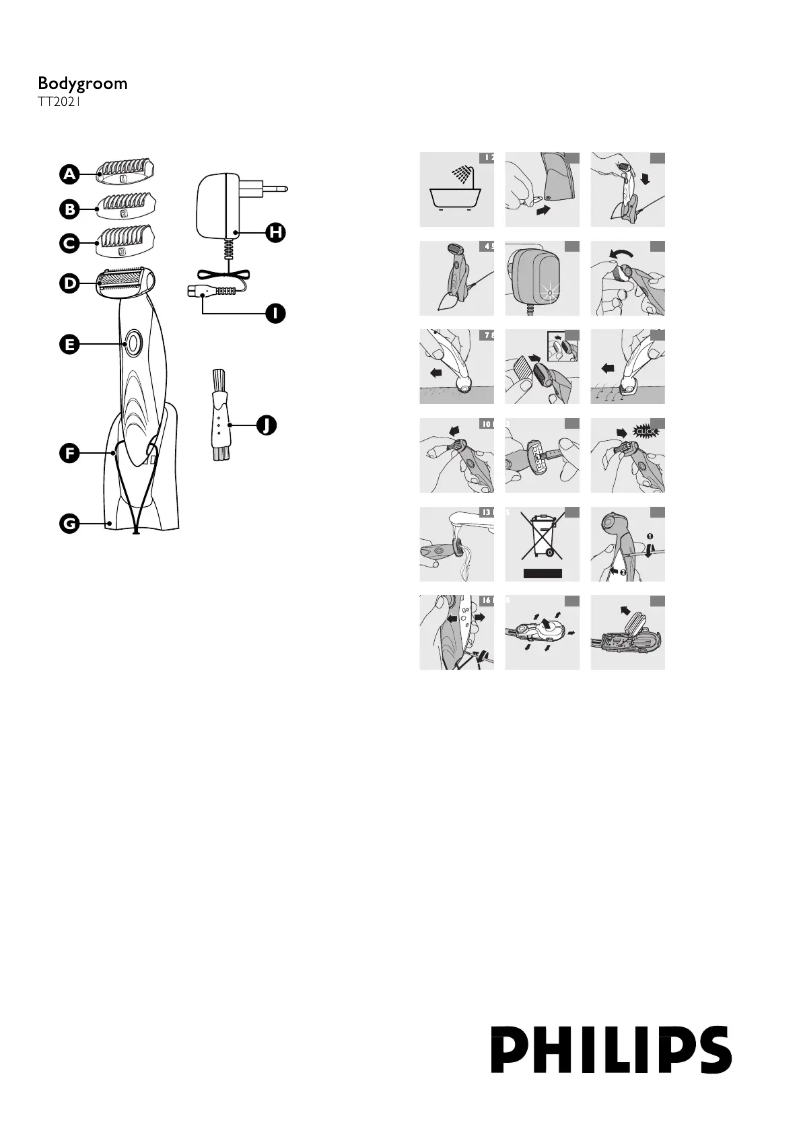 Imagen de la primera página del manual del dispositivo TT2000