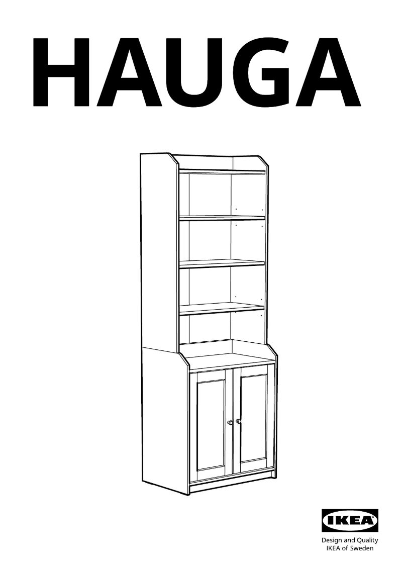 Página 1 del manual Manual de usuario Ikea HAUGA 704.150.58