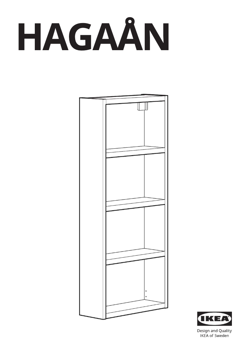 Imagen de la primera página del manual del dispositivo HAGAÅN 705.355.36