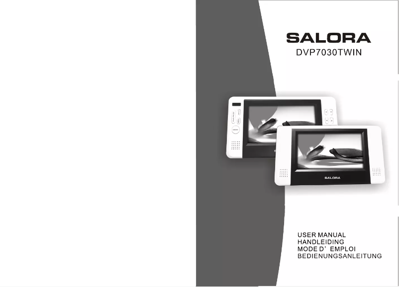 Imagen de la primera página del manual del dispositivo DVP7030TWIN