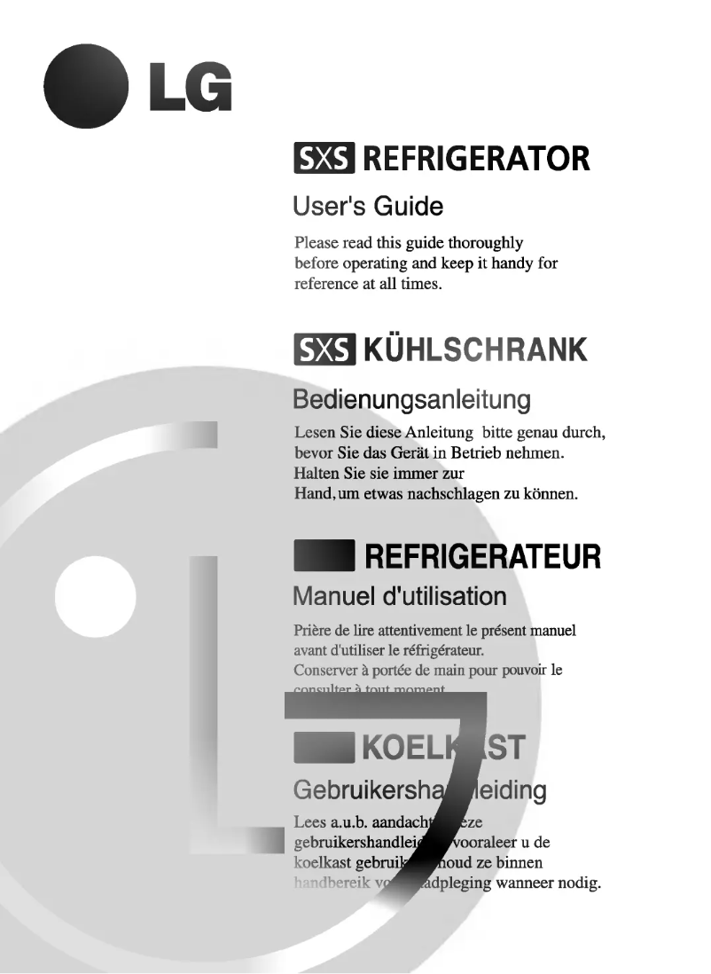 Imagen de la primera página del manual del dispositivo GR-L217ATBA
