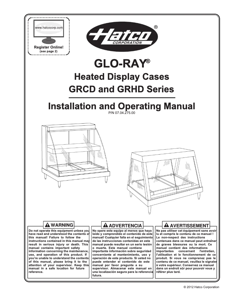 Imagen de la primera página del manual del dispositivo GRHDH-4PD