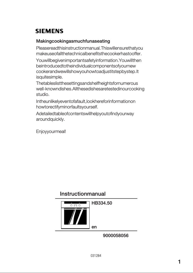 Imagen de la primera página del manual del dispositivo HB334650