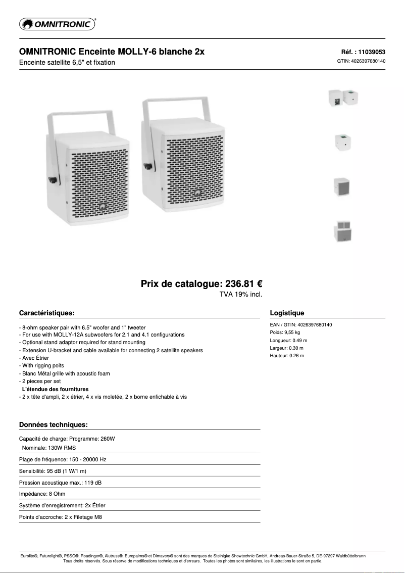 Imagen de la primera página del manual del dispositivo MOLLY-6