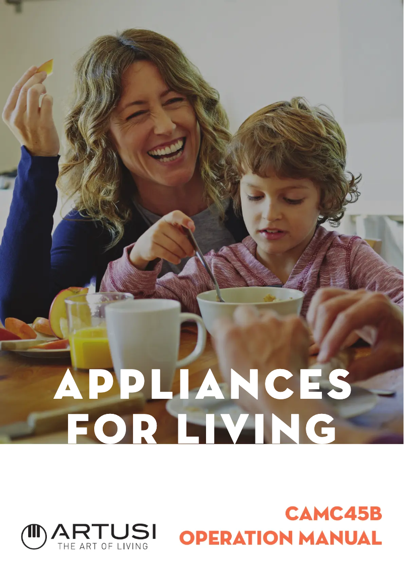 Página 1 del manual Manual de usuario Artusi CAMC45B
