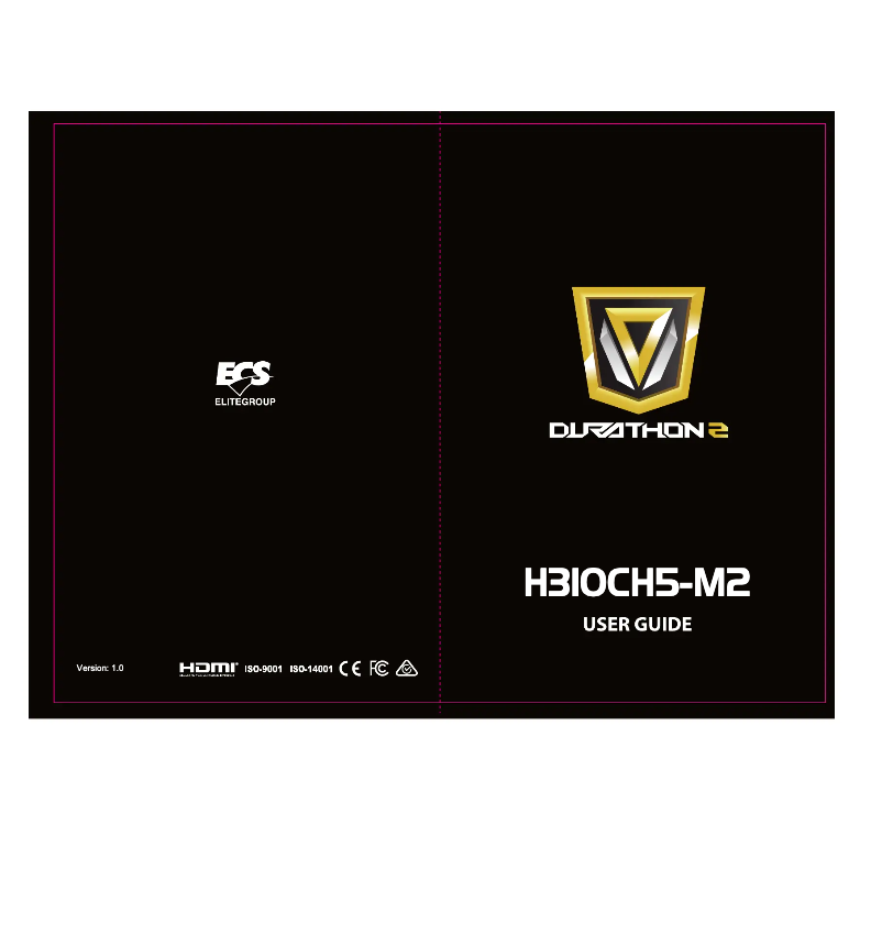 Página nº 1 - Manual de usuario ECS H310CH5-M2