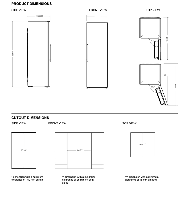 Imagen de la primera página del manual del dispositivo RFZ60F4FXNC