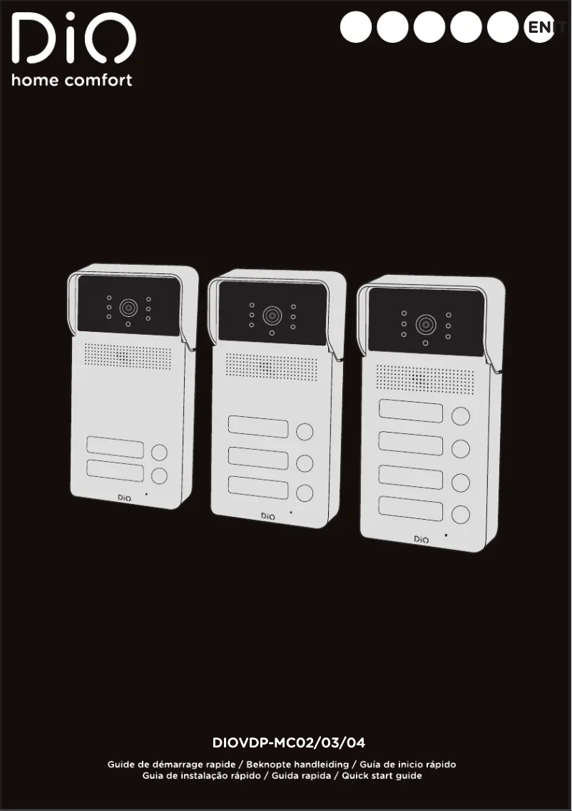 Imagen de la primera página del manual del dispositivo DiOVDP-MC04