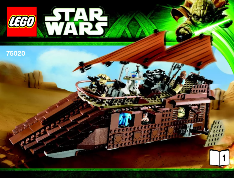 Página 1 del manual Manual de usuario Lego Jabba’s Sail Barge