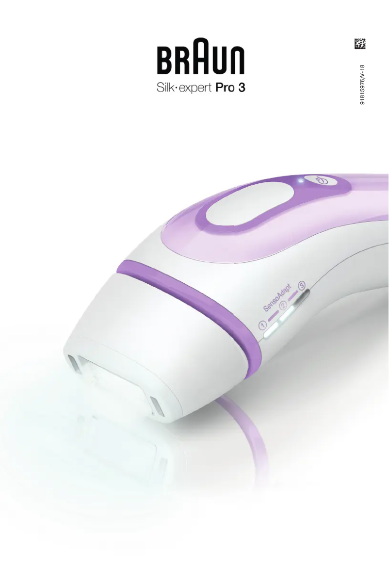 Página 1 del manual Manual de usuario Braun Silk-expert Pro 3 PL3020