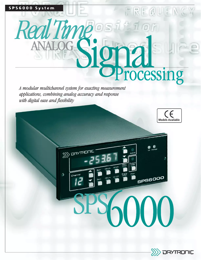 Imagen de la primera página del manual del dispositivo SPS6216
