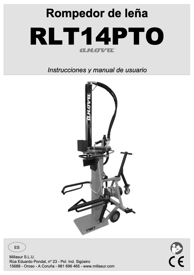 Imagen de la primera página del manual del dispositivo RLT14PTO