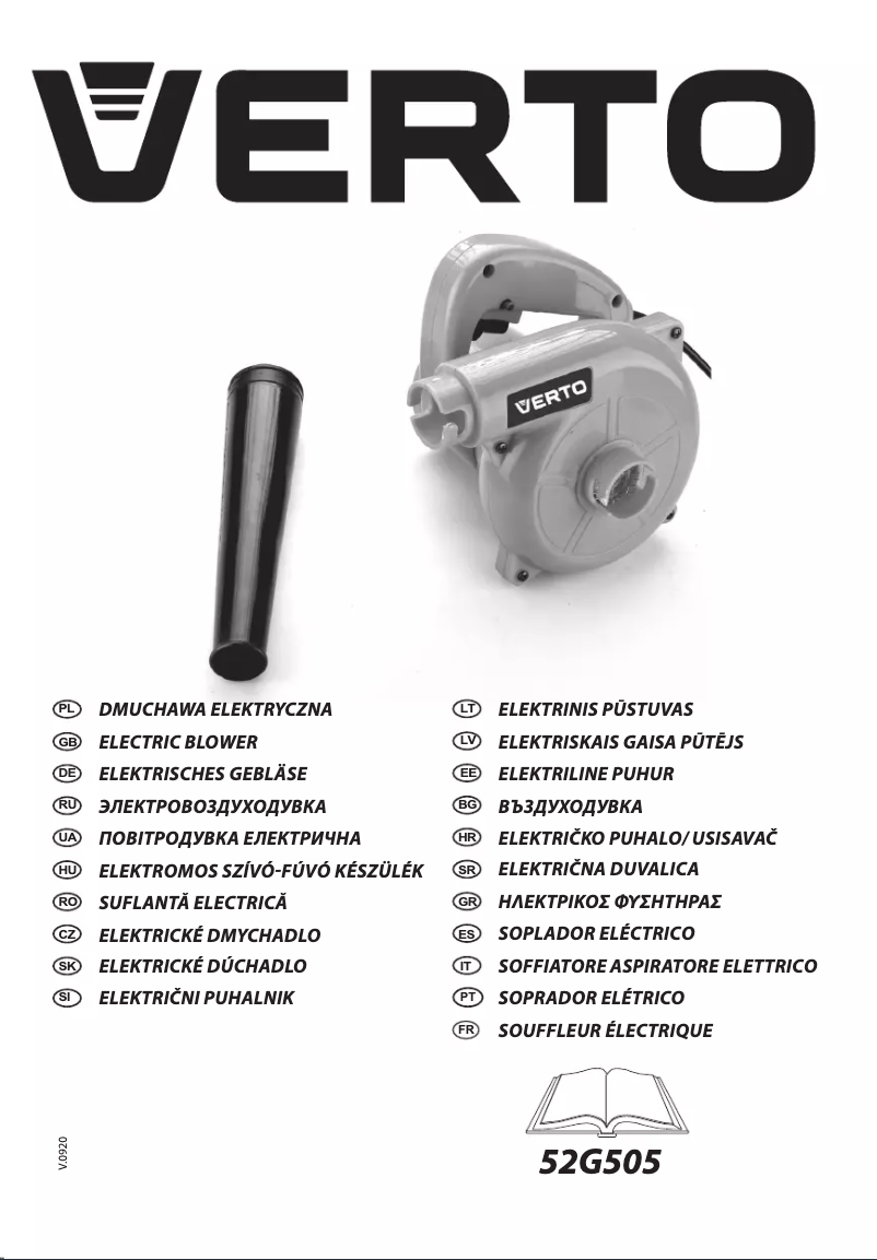 Página 1 del manual Manual de usuario Verto 52G505