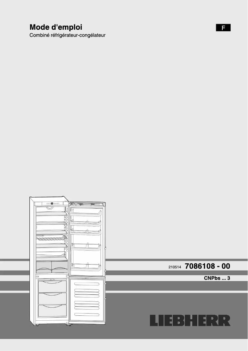 Página 1 del manual Manual de usuario Liebherr CNPbs 4013 Comfort NoFrost