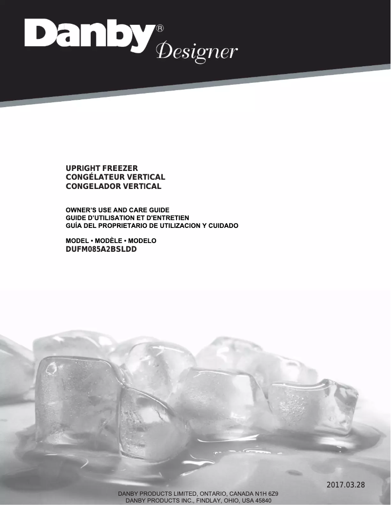 Imagen de la primera página del manual del dispositivo DUFM085A2BSLDD