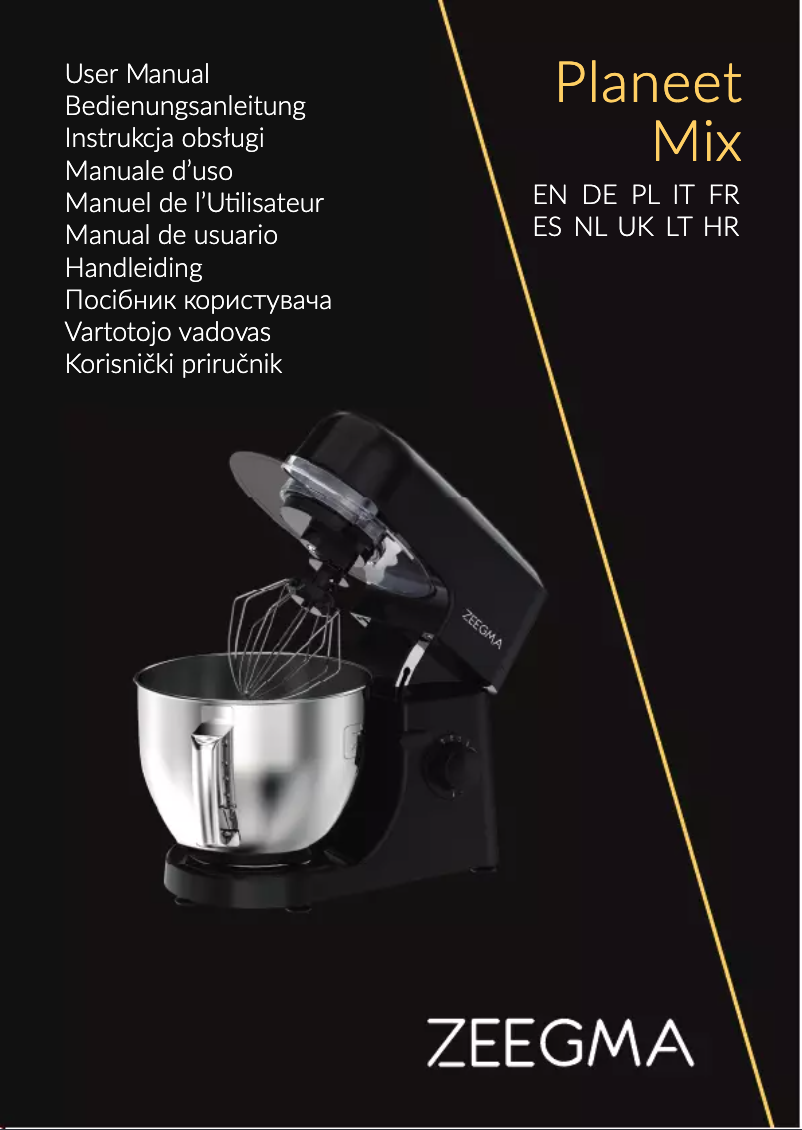 Página 1 del manual Manual de usuario Zeegma Planeet Mix