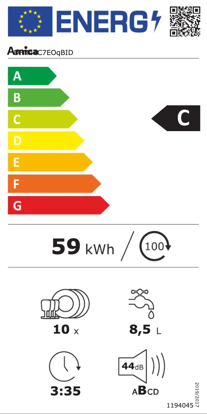 Imagen de la primera página del manual del dispositivo DFM44C7EOqBID