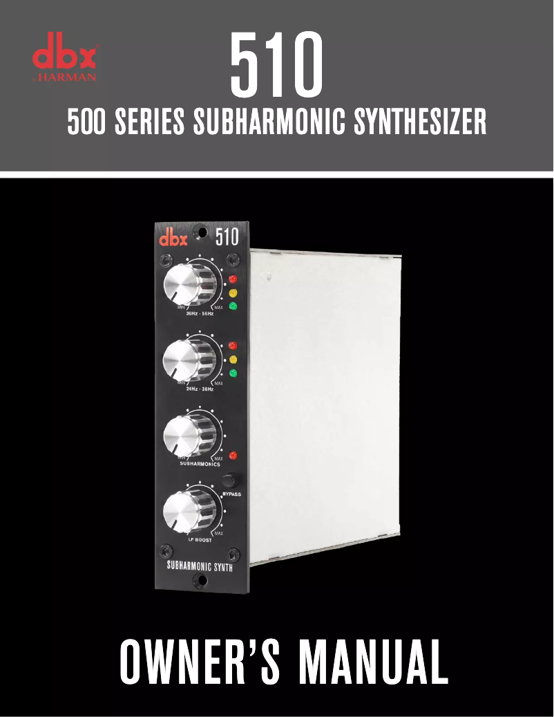 Imagen de la primera página del manual del dispositivo 510