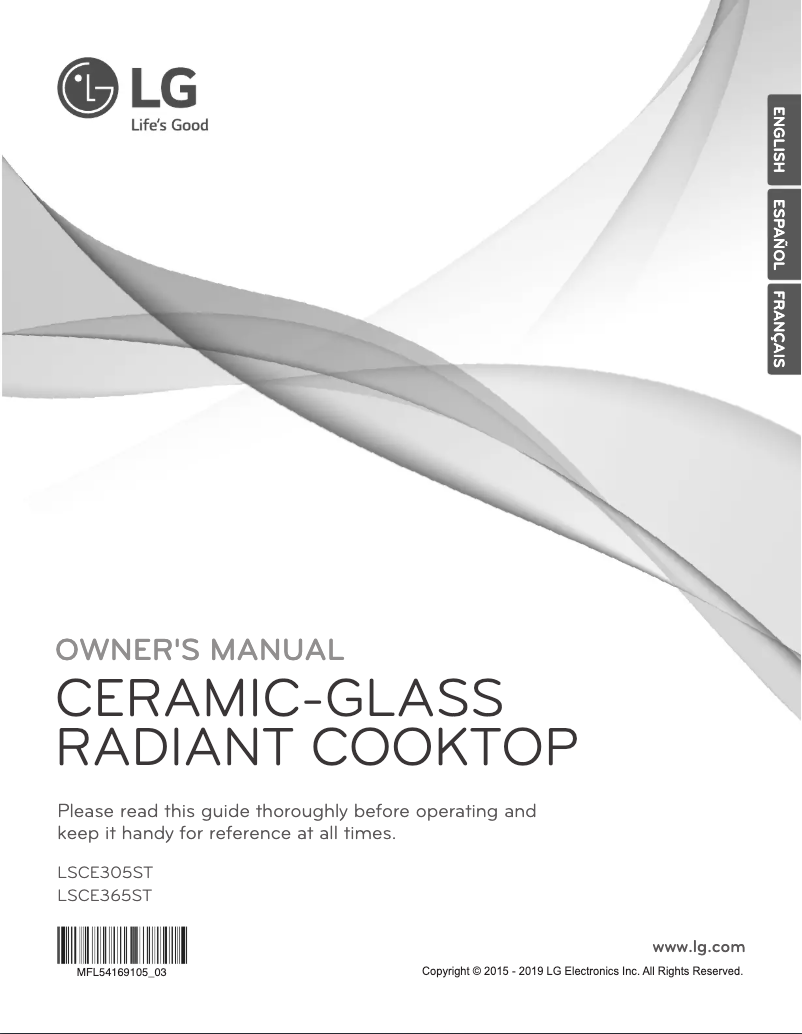 Página nº 1 - Manual de usuario LG LSCE305ST