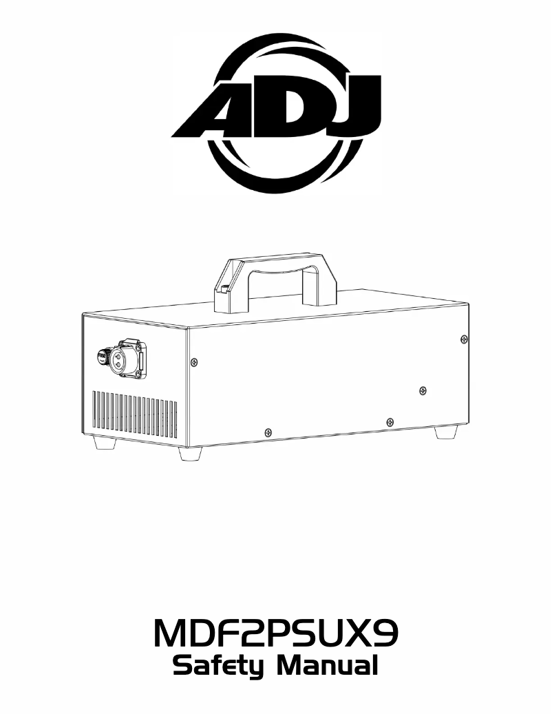 Imagen de la primera página del manual del dispositivo MDF2PSUX9