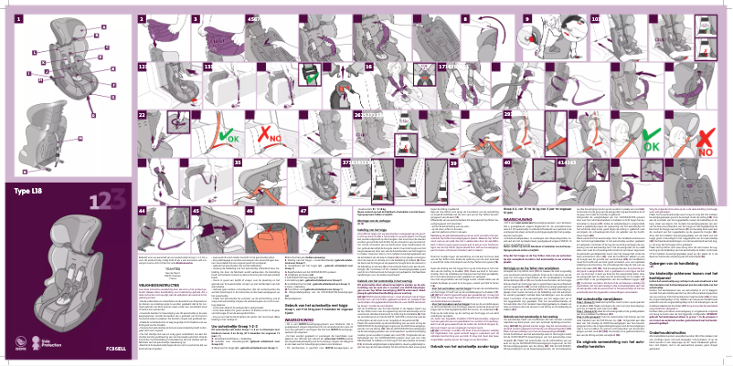Imagen de la primera página del manual del dispositivo Racer Isofix London