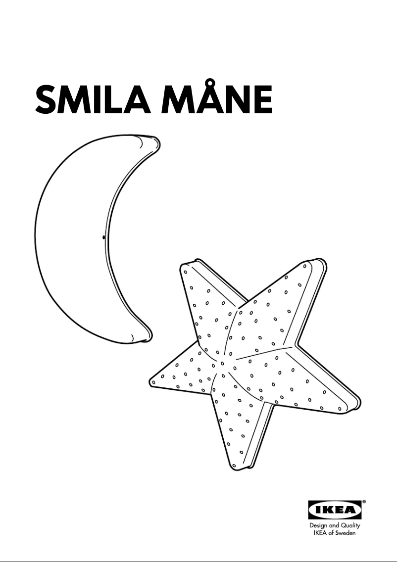 Imagen de la primera página del manual del dispositivo SMILA STJARNA