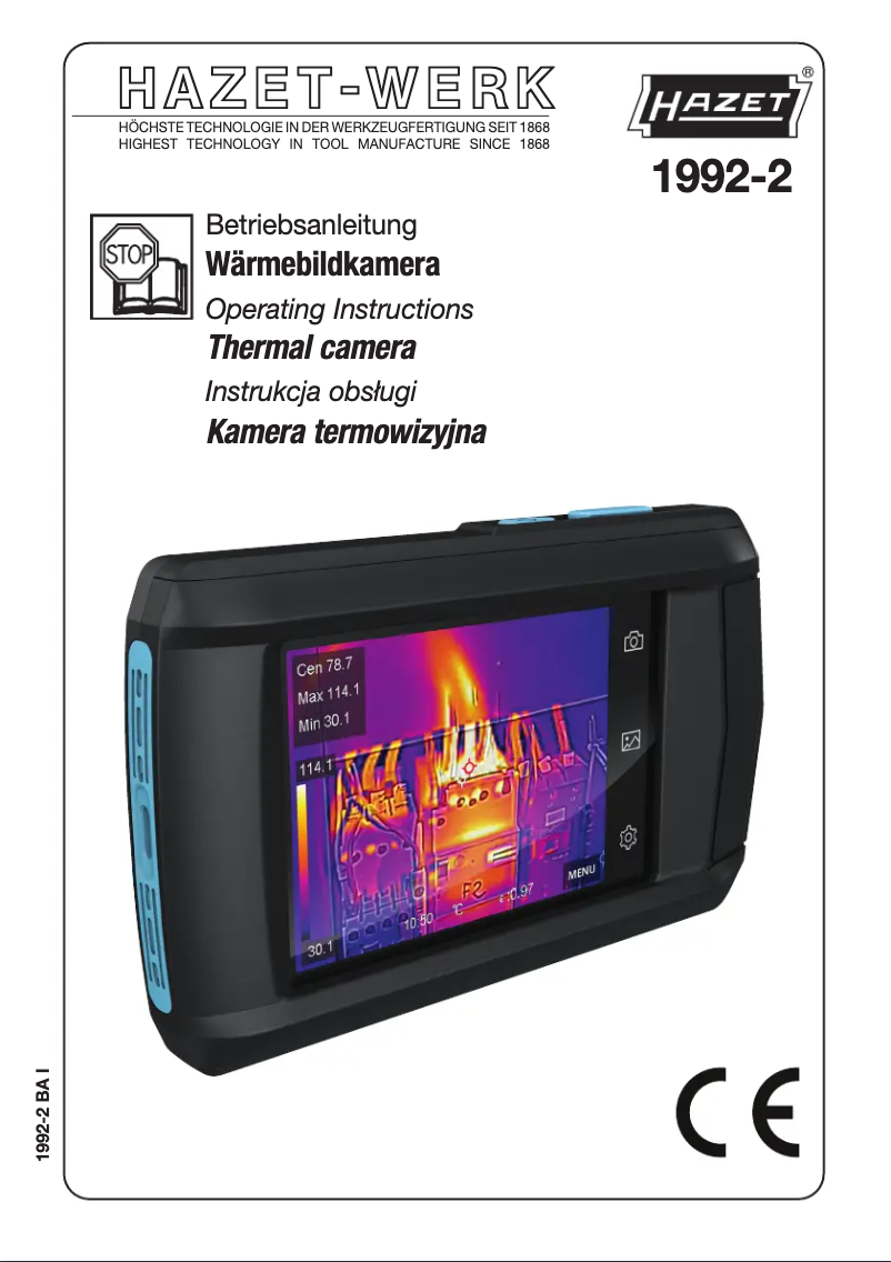 Página nº 1 - Manual de usuario Hazet 1992-2