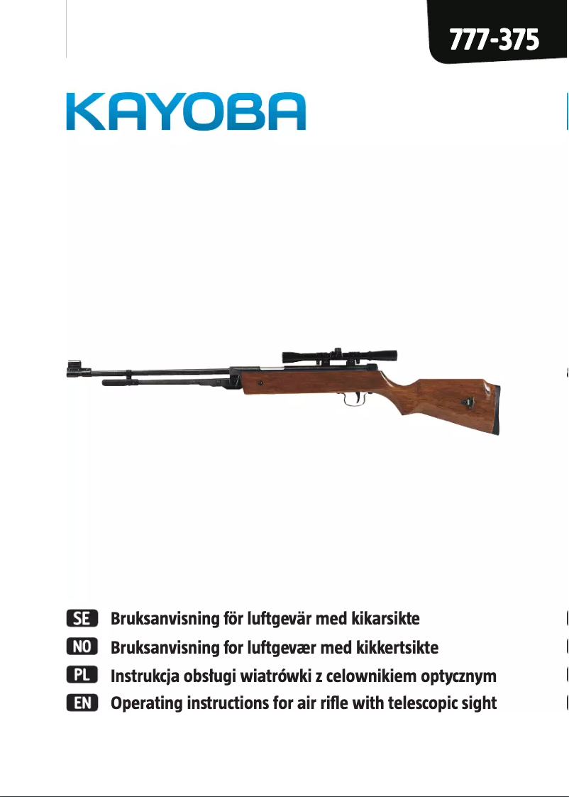 Página 1 del manual Manual de usuario Kayoba 777-375