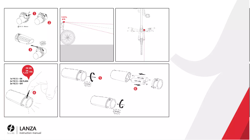 Imagen de la primera página del manual del dispositivo Lanza