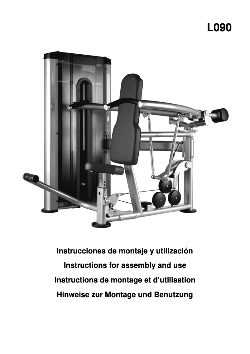 Imagen de la primera página del manual del dispositivo L090