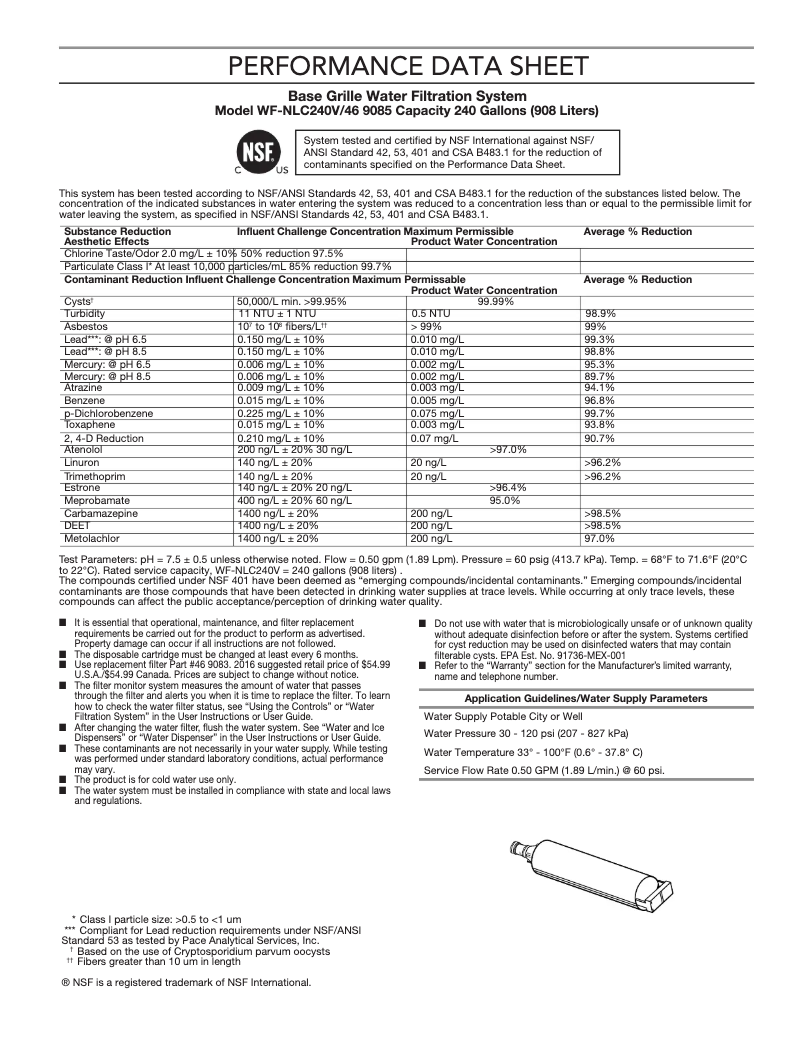 Imagen de la primera página del manual del dispositivo 9085