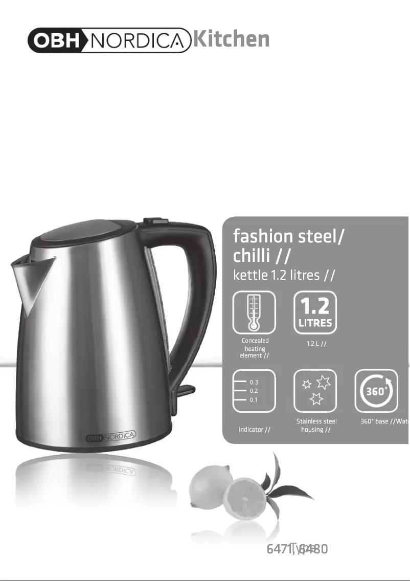 Imagen de la primera página del manual del dispositivo Fresh Chilli