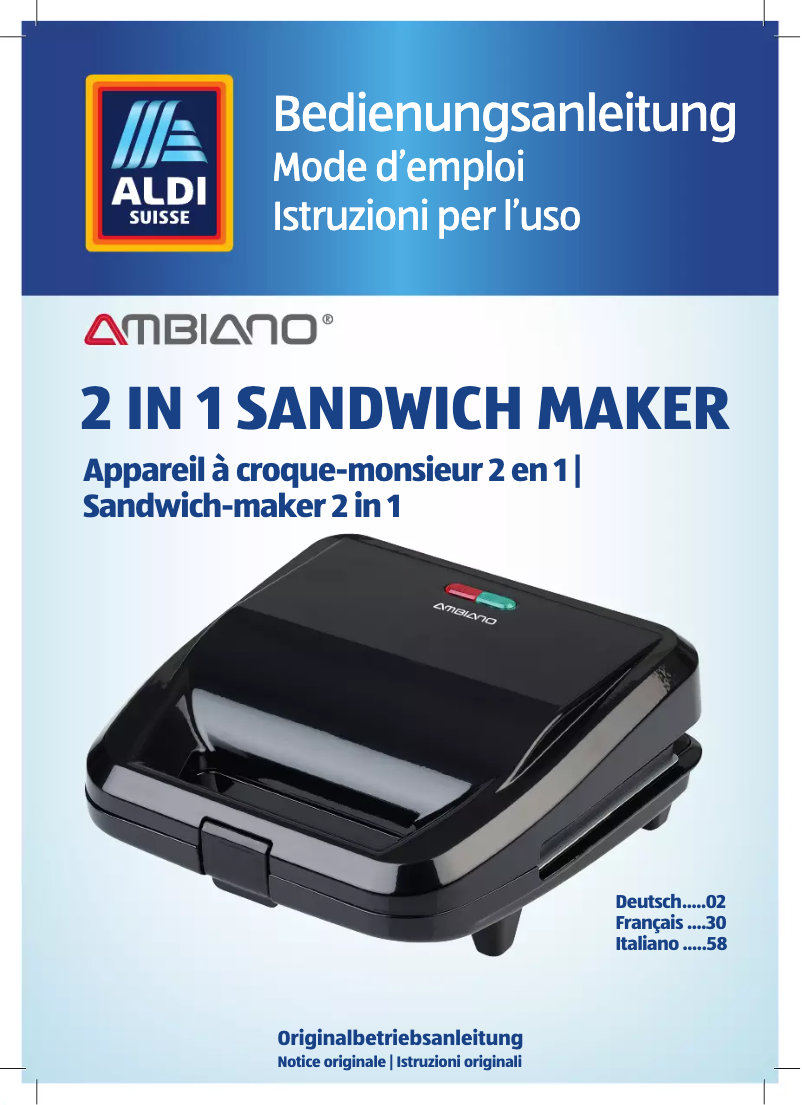 Imagen de la primera página del manual del dispositivo GT-SF-SM-01