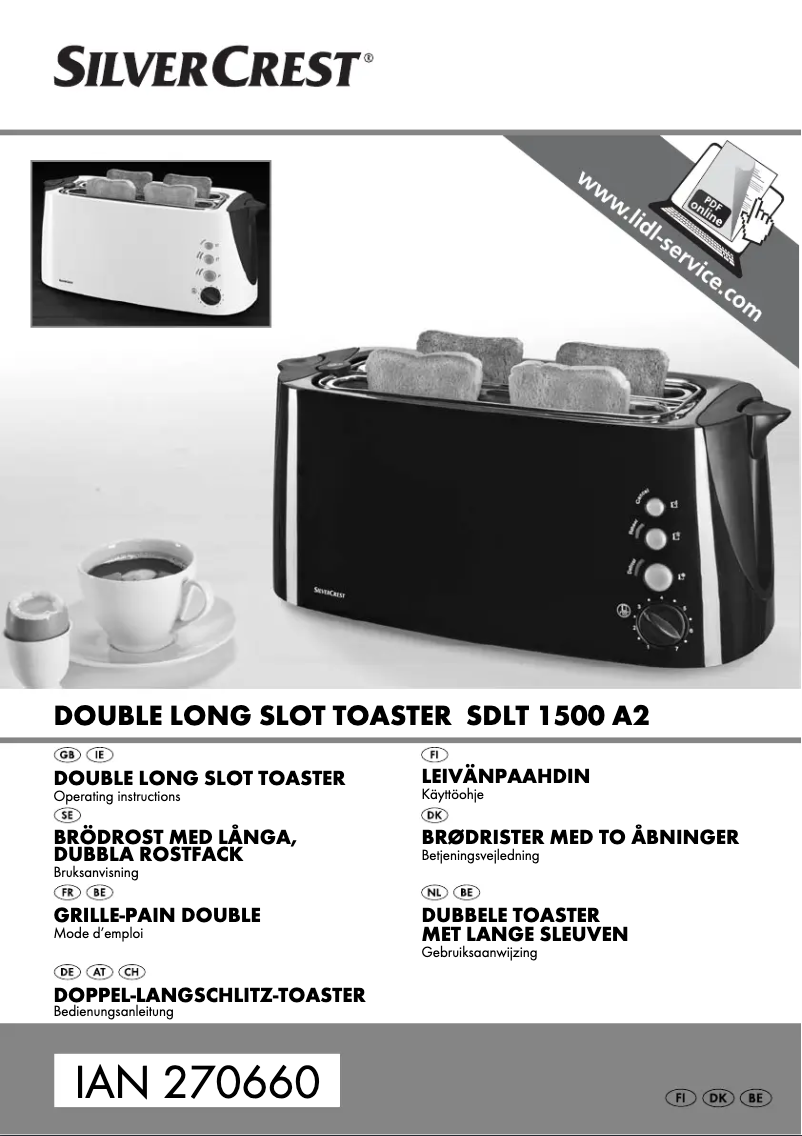 Página 1 del manual Manual de usuario SilverCrest SDLT 1500 A2