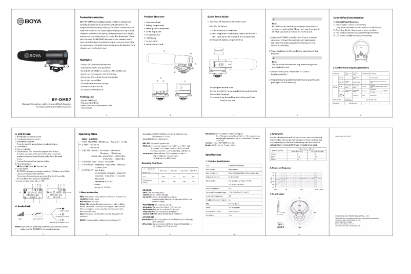 Imagen de la primera página del manual del dispositivo BY-DMR7
