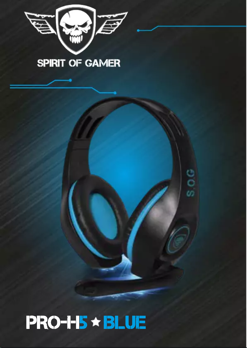 Página nº 1 - Manual de usuario Spirit of Gamer PRO-H5