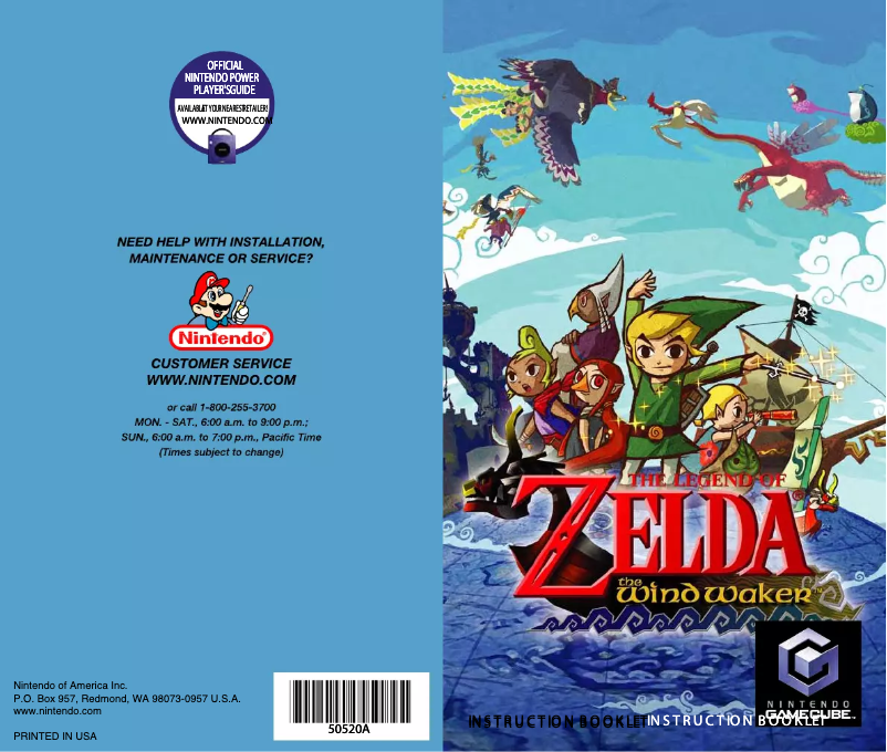 Página nº 1 - Manual de usuario Nintendo The Legend of Zelda - The Wind Waker (GameCube)