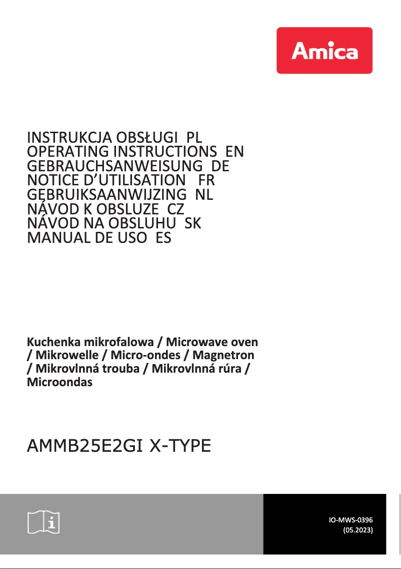 Página 1 del manual Manual de usuario Amica AMMB25E2GI X-Type