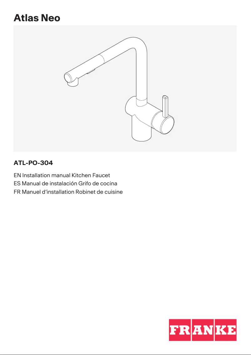 Página 1 del manual Manual de usuario Franke ATL-PO-304