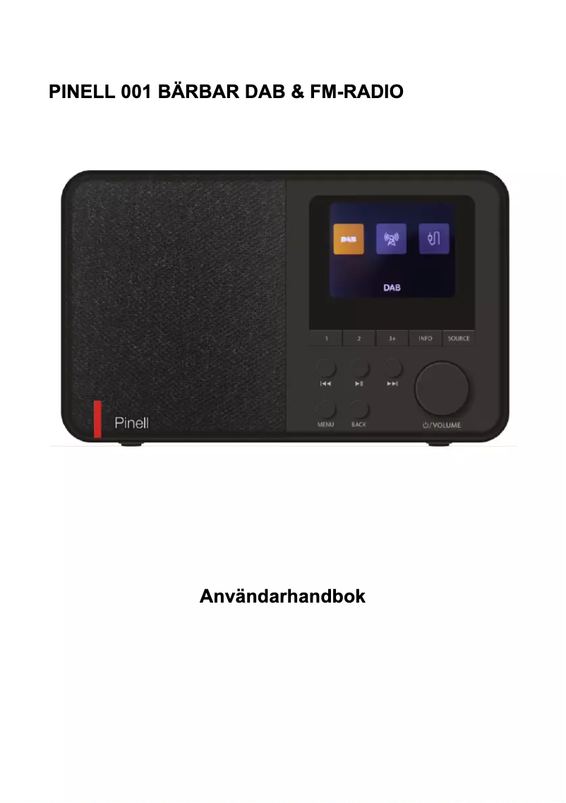 Imagen de la primera página del manual del dispositivo Supersound 001