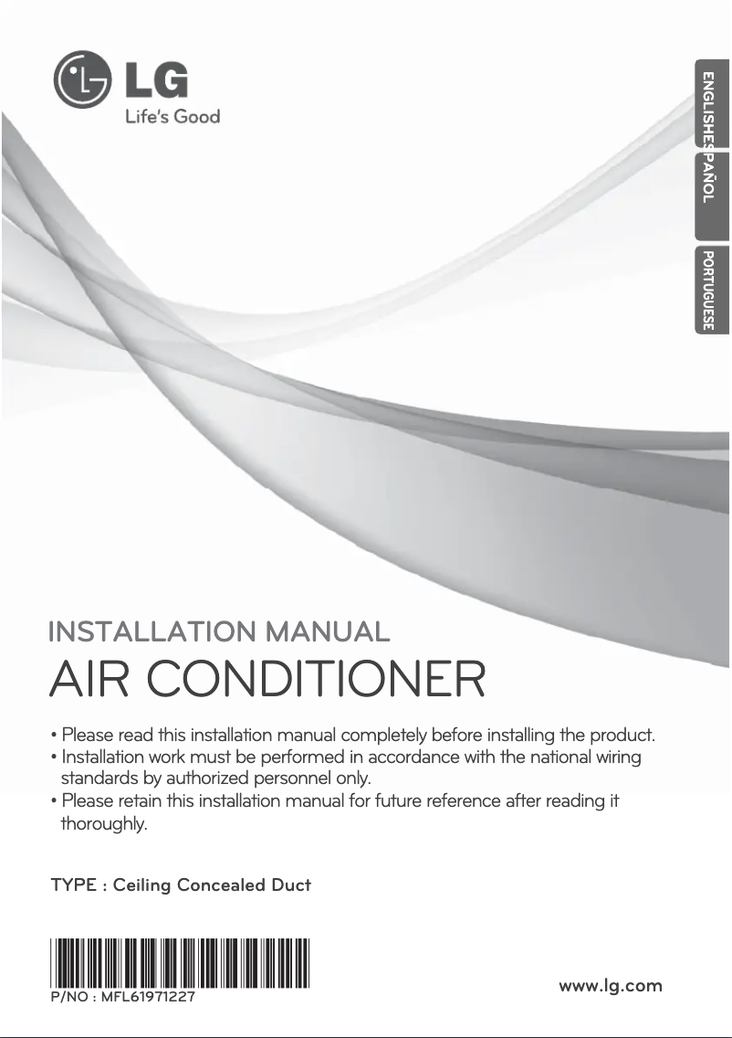 Página 1 del manual Manual de usuario LG ABNQ24GGLA0