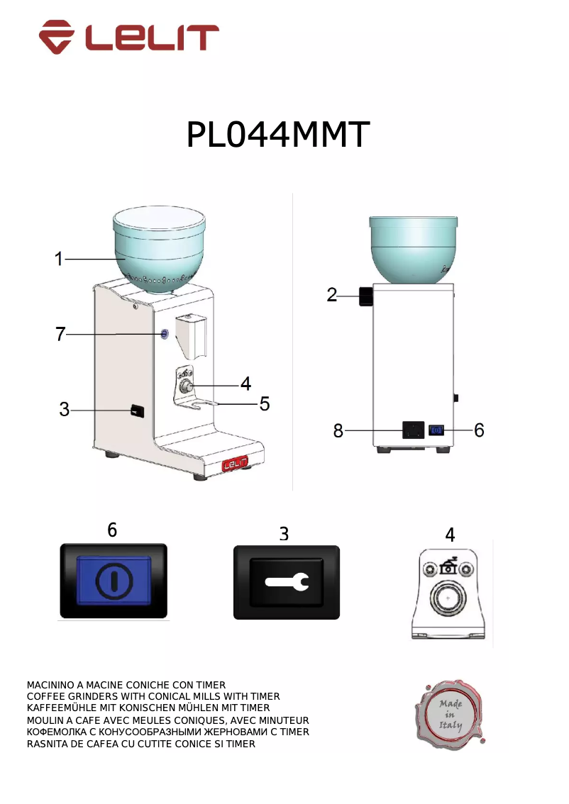 Imagen de la primera página del manual del dispositivo Fred